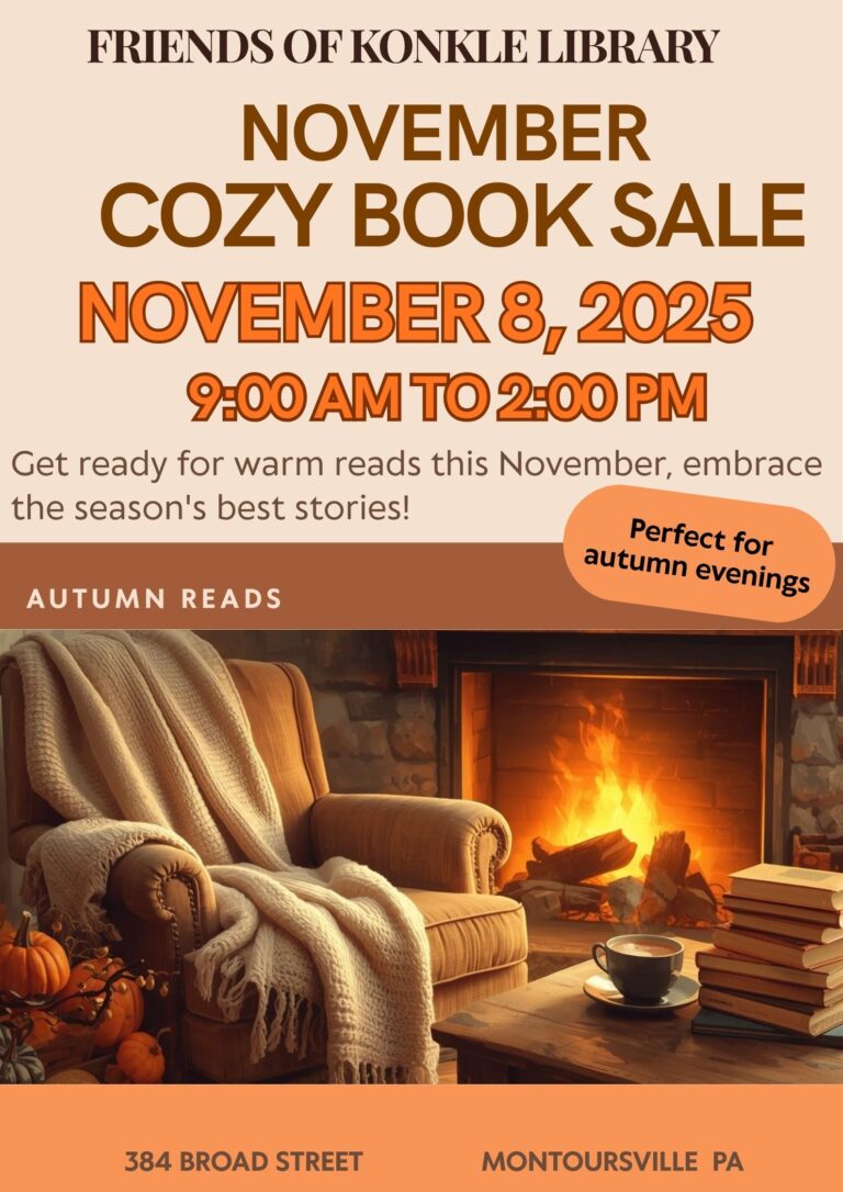 Poster - Cozy Book Sale
