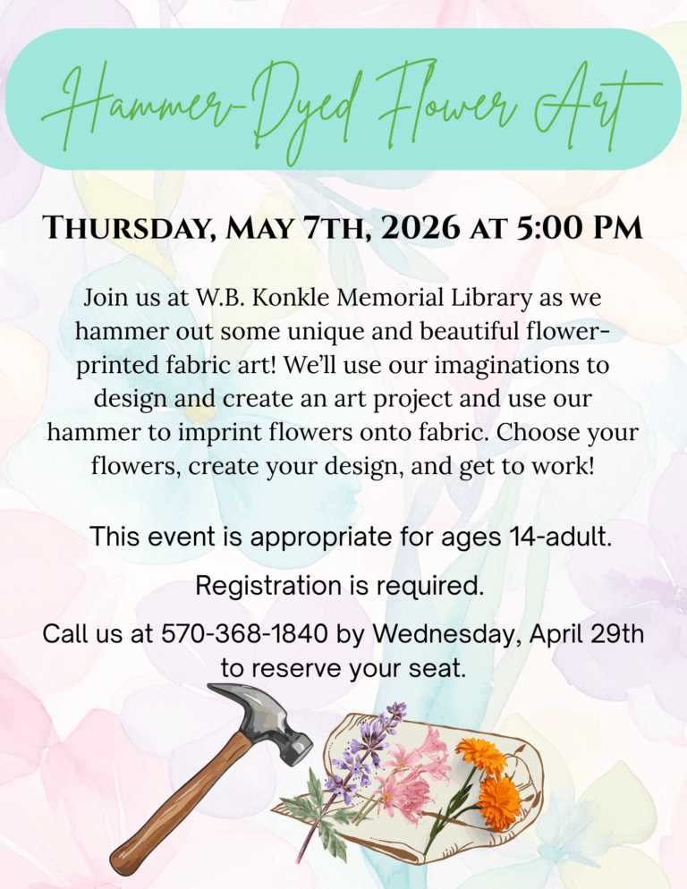 Hammer-Dyed Flower Art