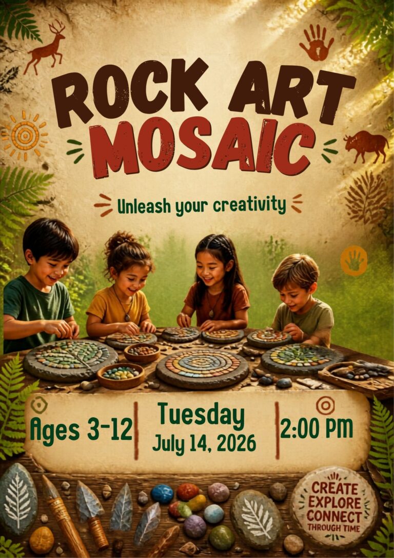 Stone Age Mosaic Program Poster (Ages 3-12)1