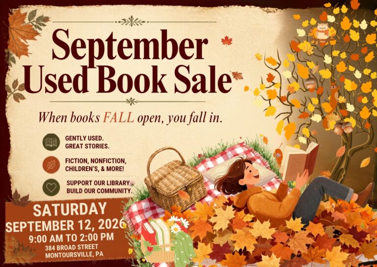 September Used Book Sale Poster (1)